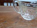 Art deco persglazen melkkannetje, luxval – ecailles, Antiek en Kunst, Antiek | Glas en Kristal, Ophalen of Verzenden