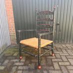 Hindelooper antieke houten fauteuil vintage, Antiek en Kunst, Ophalen