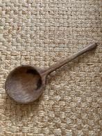 Antieke houten lepel - handgesneden keukenaccessoire, Ophalen of Verzenden