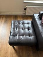 Landskrona Ikea bank hoekbank donkerbruin, Huis en Inrichting, Ophalen, 125 cm of meer, Hoekbank, Hout