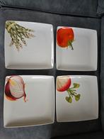 Vista Alegre Portugese borden 4 groot-2 half groot-1 klein, Antiek en Kunst, Ophalen of Verzenden