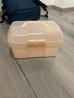 Mooie licht roze poetskoffer!, Ophalen, Gebruikt