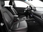 Hyundai Kona 1.6 GDI HEV Premium | Leder | Head Up | Camera, 12 maanden, Gebruikt, Euro 6, Zwart