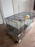Hamster knaagdieren kooi | Karat 80 Zwart&Transparant, Dieren en Toebehoren, Ophalen, Zo goed als nieuw, Knaagmateriaal