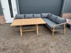 Mooie grote robuuste loungeset met dikke kussens, Nieuw, Ophalen of Verzenden, Loungeset, Bank