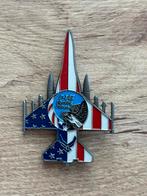 F16 verzamelmunt, Verzamelen, Ophalen of Verzenden, Luchtmacht, Amerika, Embleem of Badge