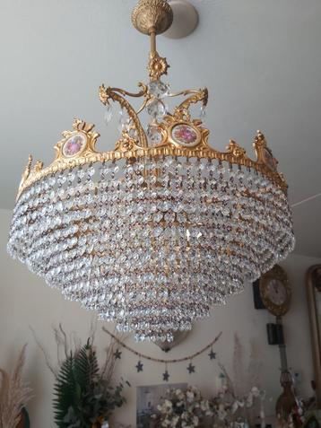 Topper van een swarovski kristallen kroonluchter goede staat beschikbaar voor biedingen
