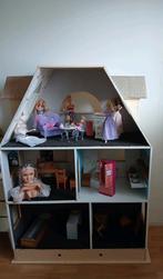 Poppenhuis inclusief inboedel, Kinderen en Baby's, Speelgoed | Poppenhuizen, Ophalen, Gebruikt, Poppenhuis