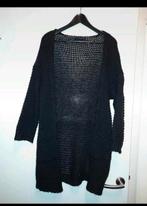 Heel leuk zwart vest .. Met kabel .. Gebreid .. Maat s / m, Zwart, Triple nine, Ophalen of Verzenden, Maat 36 (S)