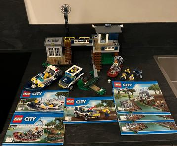 Lego Partij/Lot Set 60069 Swamp Police Station Politie beschikbaar voor biedingen