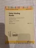 Oskar Rieding - Rondo opus 22/3, Klassiek, Nieuw, Ophalen of Verzenden, Viool of Altviool