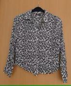 Nette blouse met luipaard print maat 40: ZGAN, Maat 38/40 (M), Ophalen of Verzenden, Wit, Zo goed als nieuw