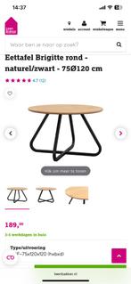 Ronde eettafel Brigitte, Huis en Inrichting, Tafels | Eettafels, Ophalen, Rond, Nieuw, 100 tot 150 cm