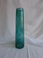 Groene Glazen Vaas, Huis en Inrichting, Ophalen of Verzenden, Minder dan 50 cm, Groen, Glas