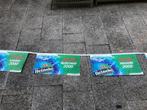 Zeer zeldzame internationale Heineken wimpels millennium., Verzamelen, Ophalen of Verzenden, Nieuw, Reclamebord, Plaat of Schild