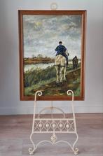 Schildersezel en schilderij, Antiek en Kunst, Ophalen
