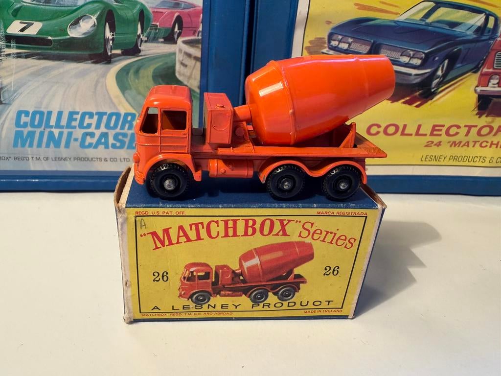 Matchbox Lesney Nr.26b Foden Cement Mixer Truck, Hobby en Vrije tijd, Modelauto's | Overige schalen, Gebruikt, Bus of Vrachtwagen