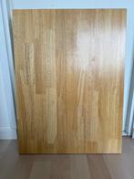 Houten eettafel 80x60 cm+ 2 eetkamerstoelen wit, Ophalen, Gebruikt, 50 tot 100 cm, 50 tot 100 cm