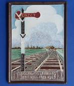 Porceleyne Fles 1945 Spoorwegstaking Cloisonné tegel WW-2 10, Antiek en Kunst, Antiek | Wandborden en Tegels, Verzenden