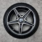 18 inch originele C43 AMG velgen + winterbanden Mercedes C, Gebruikt, Banden en Velgen, Overige maten, Mercedes