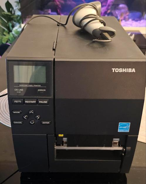 TOSHIBA B-EX4T2 300DPI, Computers en Software, Printers, Zo goed als nieuw, Printer, Thermo-printer, Scannen, Zwart-en-wit printen