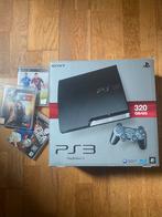 PlayStation 3 320GB in Originele Doos, Met 2 controllers, 320 GB, Ophalen of Verzenden, Slim