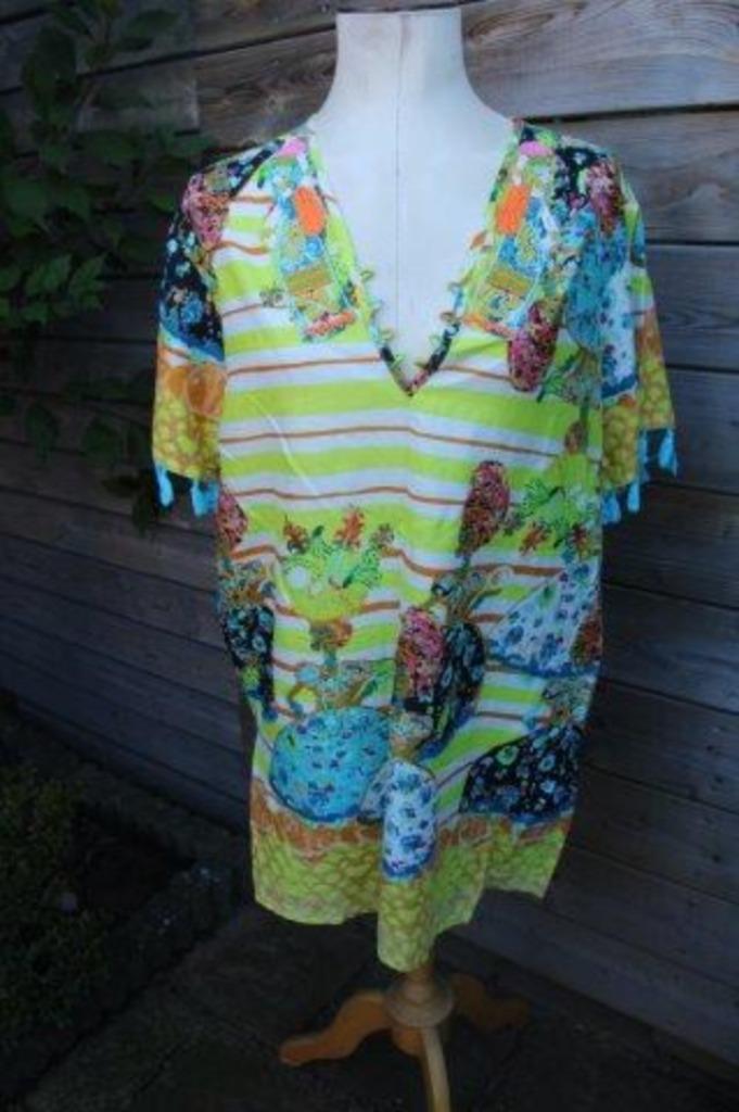 Tuniek geel/ kleur Antica santoria Giacomo cinque mt S/M Vas, Kleding | Dames, Blouses en Tunieken, Zo goed als nieuw, Maat 38/40 (M)