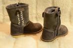 Kind nubuck leren laarsjes grijs binnenvoering vacht maat 20, Jongen of Meisje, Ophalen of Verzenden, Laarzen, Zo goed als nieuw