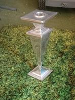 Grote zware aluminium kaarsenstandaard, Ophalen of Verzenden, Zo goed als nieuw, Metaal, 75 cm of meer