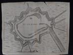 Stadsplattegrond van Middelburg gravure uit 17e eeuw, Antiek en Kunst, Ophalen of Verzenden