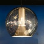 set hanglampen Globe Raak glas aluminium 35 cm 60s, Huis en Inrichting, Ophalen, Gebruikt, -, -