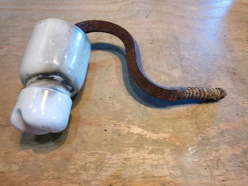 Antieke porseleinen isolator. WD-18., Antiek en Kunst, Antiek | Porselein, Ophalen of Verzenden