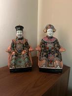 Vintage Chinese keizer en keizerin beelden, Ophalen of Verzenden