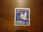 Vogels zwaan Zweden 1942, mi. 290B postfris-ongebruikt, Ophalen of Verzenden, Postfris, Dier of Natuur