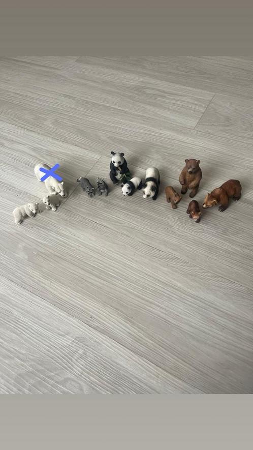 Schleich beren, Verzamelen, Dierenverzamelingen, Zo goed als nieuw, Beeldje of Figuurtje, Ophalen of Verzenden