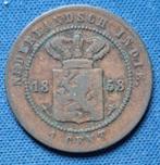Nederlands-Indië 1 cent 1858 Km 307.1, Verzenden, Koning Willem III, 1 cent, Losse munt