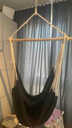 Hangstoel - Zwart - Comfortabel!, Tuin en Terras, Hangmatten, Opvouwbaar, Ophalen of Verzenden, Zo goed als nieuw, Eenpersoons