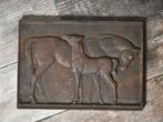 Gietijzeren haardplaat met paardenmotief Carl Wagner, Ophalen of Verzenden