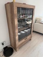 Gratis vitrinekast - Zelf ophalen in Capelle a/d IJssel, Gebruikt, Glas, 150 tot 200 cm, 25 tot 50 cm