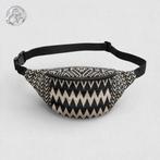 Zwart-wit heuptasje met aztek print, Verzenden, Gebruikt, Zwart, Overige typen