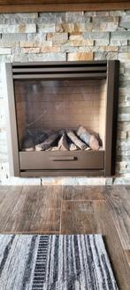 Inbouw gashaard met dubbelwandige rvs flexpijp 80mm ruim 7 ., Ophalen of Verzenden, Inbouwhaard, Gashaard