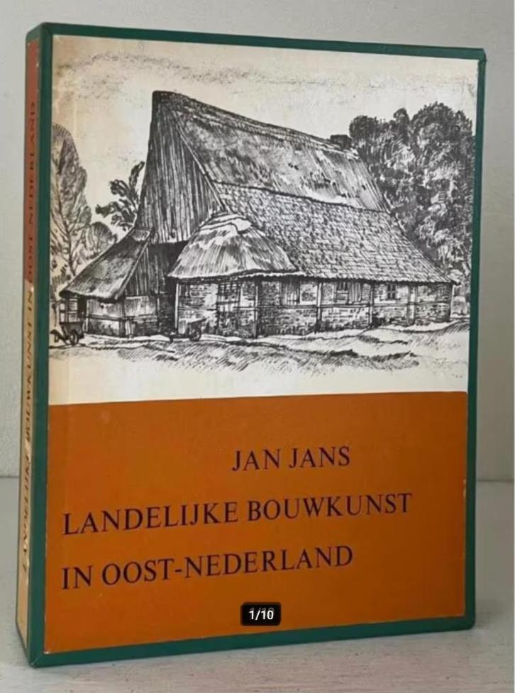 Landelijke Bouwkunst in Oost-Nederland - Jan Jans, Boeken, Geschiedenis | Stad en Regio, Zo goed als nieuw, 20e eeuw of later