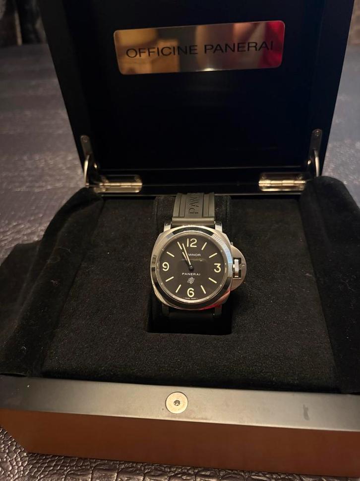 Panerai Luminor 2017 - Originele Doos & Papieren, Sieraden, Tassen en Uiterlijk, Horloges | Heren, Gebruikt, Polshorloge, Overige merken