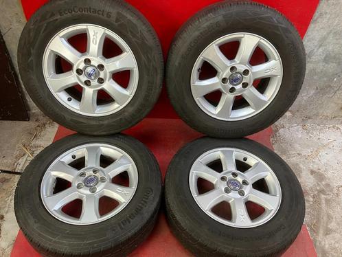 Lichtmetalen velgen Volvo XC70 215/65R16 Continental, Auto-onderdelen, Banden en Velgen, Banden en Velgen, Zomerbanden, 16 inch