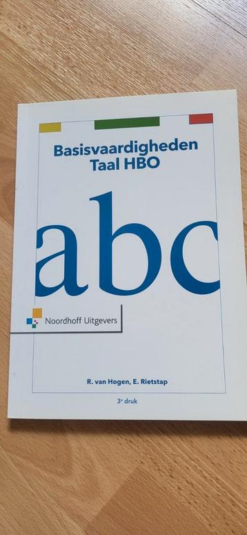 Basisvaardigheden Taal HBO - 3e druk beschikbaar voor biedingen