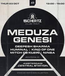 Tickets 50:HERTZ ADE MEDUZA & GENESI (CLUB TRAIN) DONDERDAG beschikbaar voor biedingen