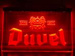Led Lichtbord DUVEL 3d neon look, Ophalen of Verzenden, Nieuw, Lichtbak of (neon) lamp