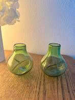 Sissy-Boy Vaasjes - Set van 2, Huis en Inrichting, Ophalen of Verzenden, Minder dan 50 cm, Groen, Glas