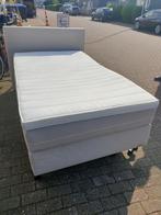 hele nette boxspring elektrisch verstelbaar pullback 120x200, Huis en Inrichting, Slaapkamer | Boxsprings, 120 cm, Grijs, Zo goed als nieuw