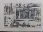 30 / Zuilen - Roosendaal - Vreedenhoff - Oudean, Antiek en Kunst, Kunst | Litho's en Zeefdrukken, Ophalen of Verzenden